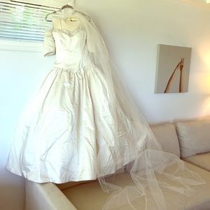 Couture Marina Morrison wedding gown